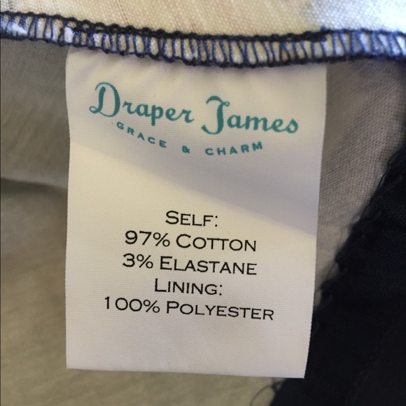 Draper James Navy Umbrella Circle Love Dress Sz 6 - Picture 7 of 8